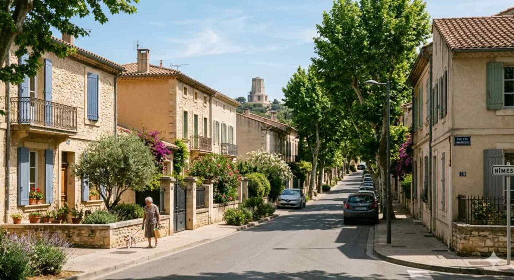 Maison à Nîmes protégée par une assurance habitation adaptée