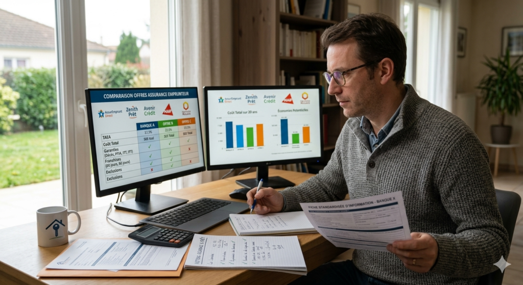 Comparaison des offres d’assurance emprunteur pour un crédit immobilier