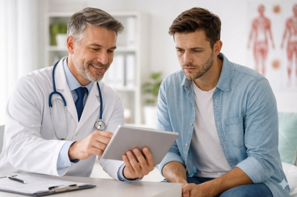 Consultation médicale illustrant l’importance d’une mutuelle santé