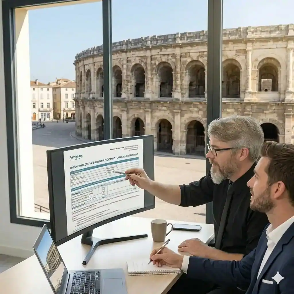 courtier prévoyance Nîmes explique maintient revenu gard