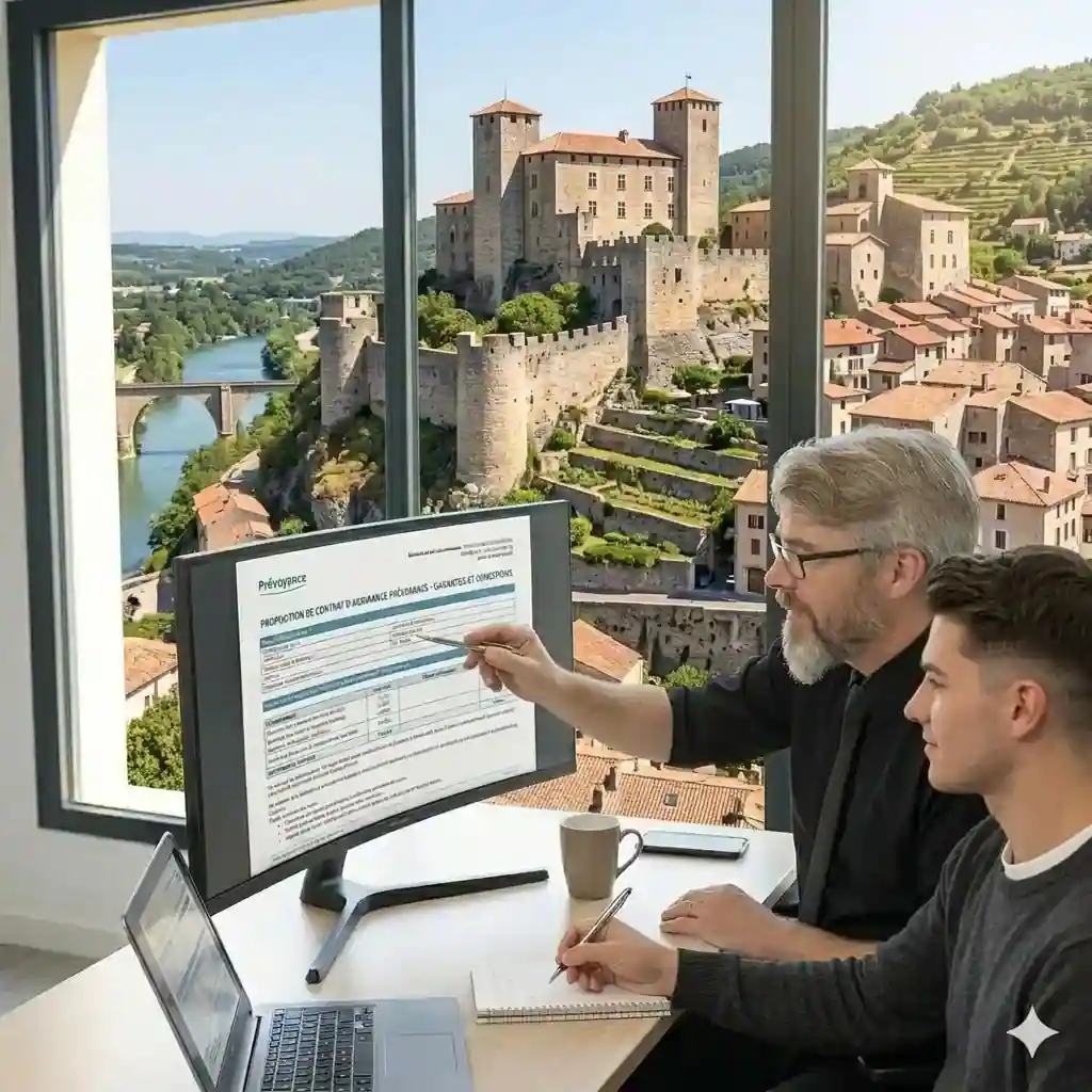 courtier en assurance prévoyance explique le maintien revenue 30127