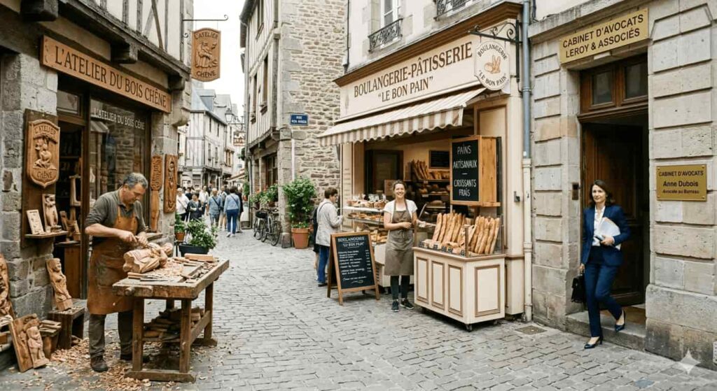 Différents professionnels illustrant les métiers concernés par une assurance RC Pro