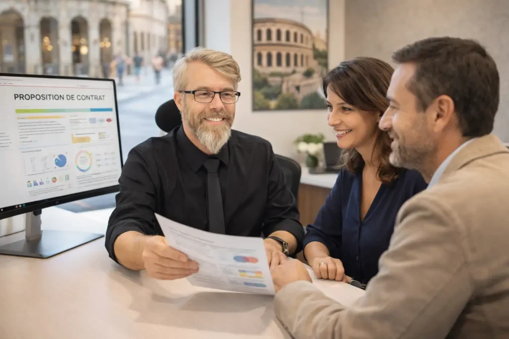 Votre courtier expert en assurance multirisque professionnelle à Nîmes conseille des entrepreneurs locaux dans son agence du Gard.